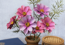 Paper Cosmos Flowers: October A-Star Live with Abbi